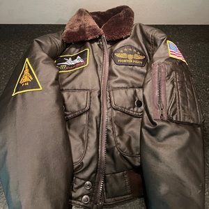 Childrens WWII Aviator Flight Jacket sm 6/8
